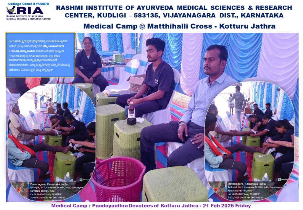 Report of Medical Camp Kotturu Jathra 2025