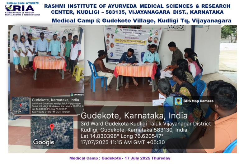 Medical Camp Gudekote on 17Jul2025