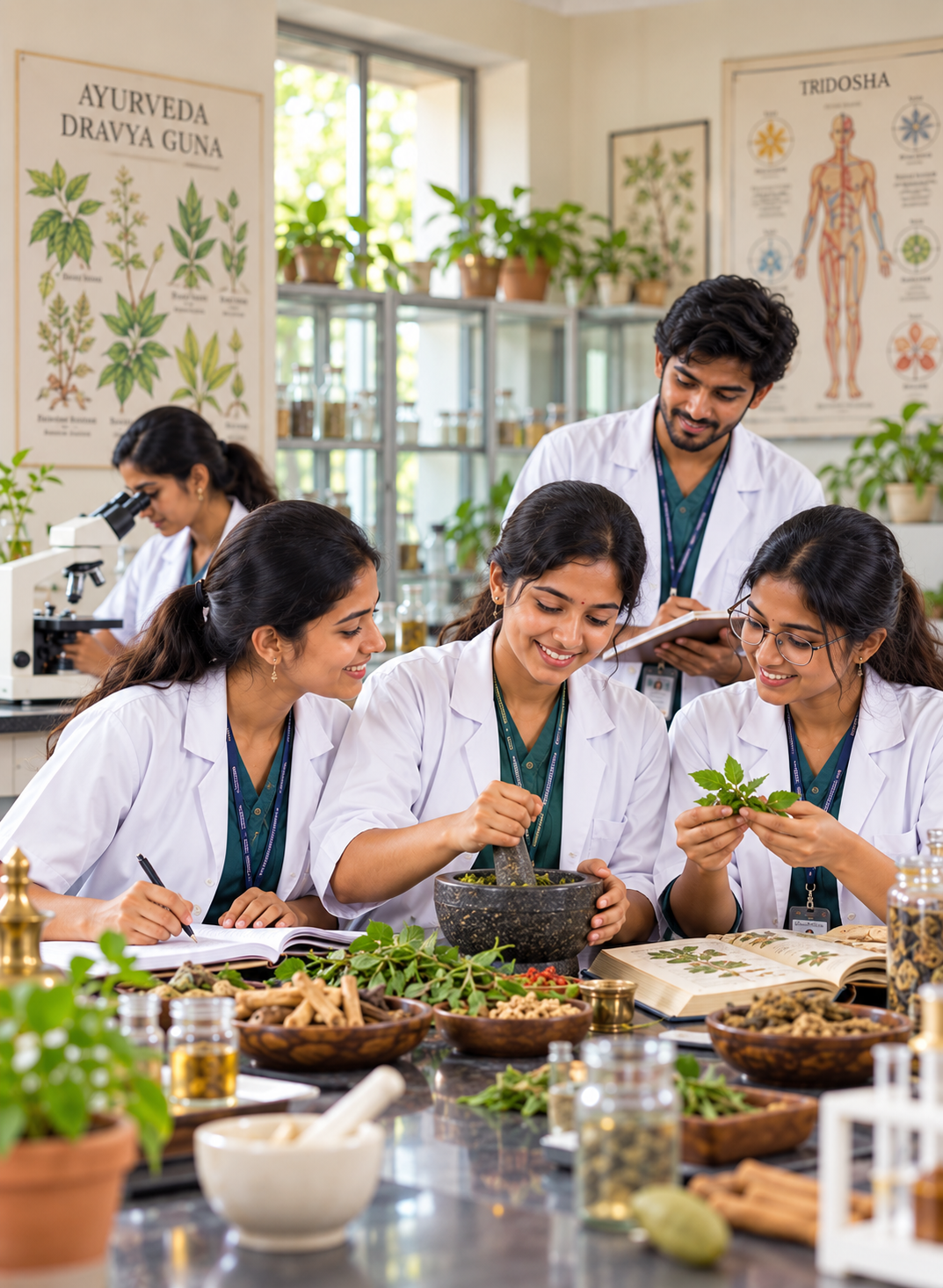 Ayurveda Herbal Science Lab Workshop